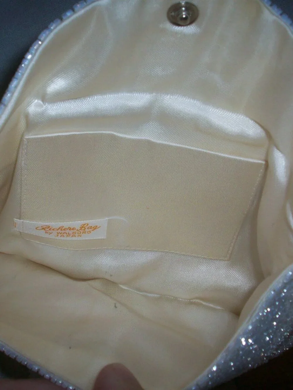 Vintage~Richere Bag~By Walborg~Beaded Clutch Bag~Made In Japan, flawed